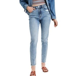 American Eagle Stretch High Rise Mom Jeans Sz 00